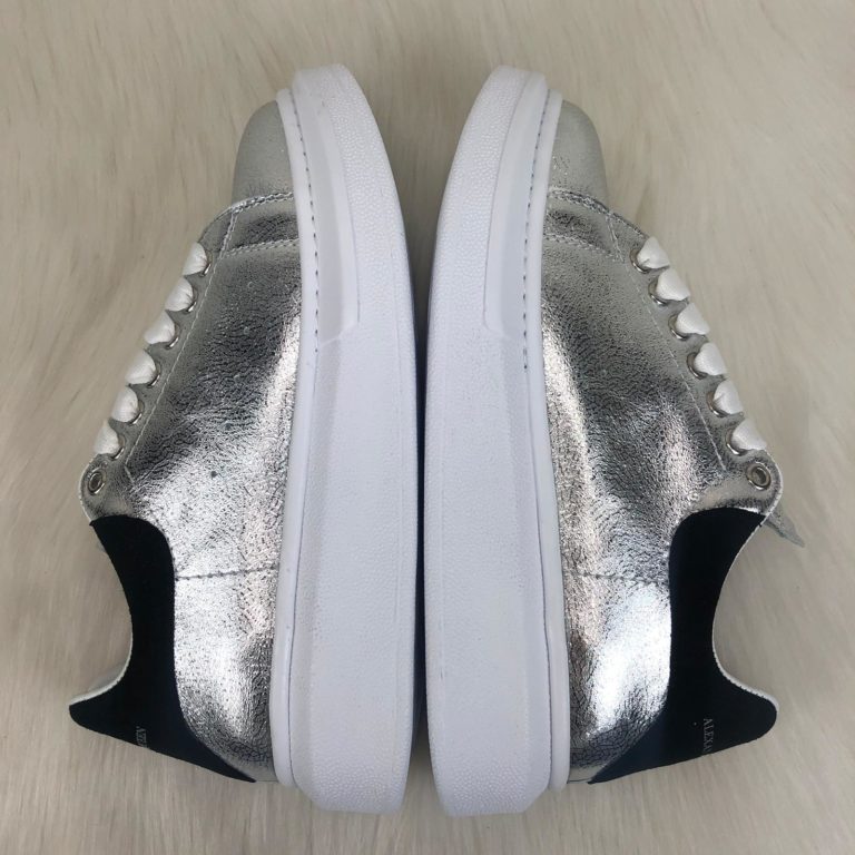Alexander McQueen Spor Ayakkabi Sneaker silver