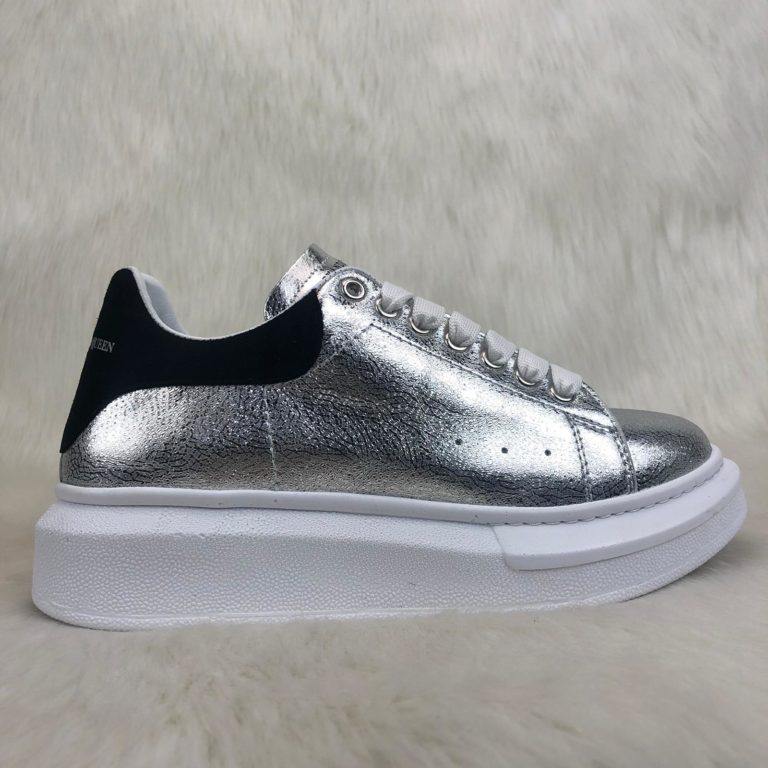 Alexander McQueen Spor Ayakkabi Sneaker silver