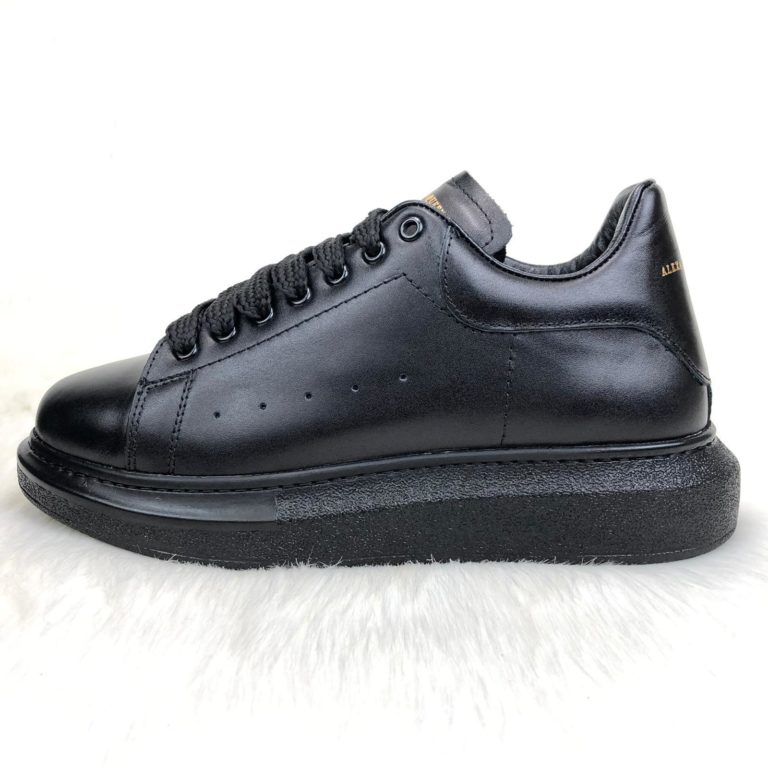 Alexander McQueen Spor Ayakkabi erkek Sneaker Arkasi siyah