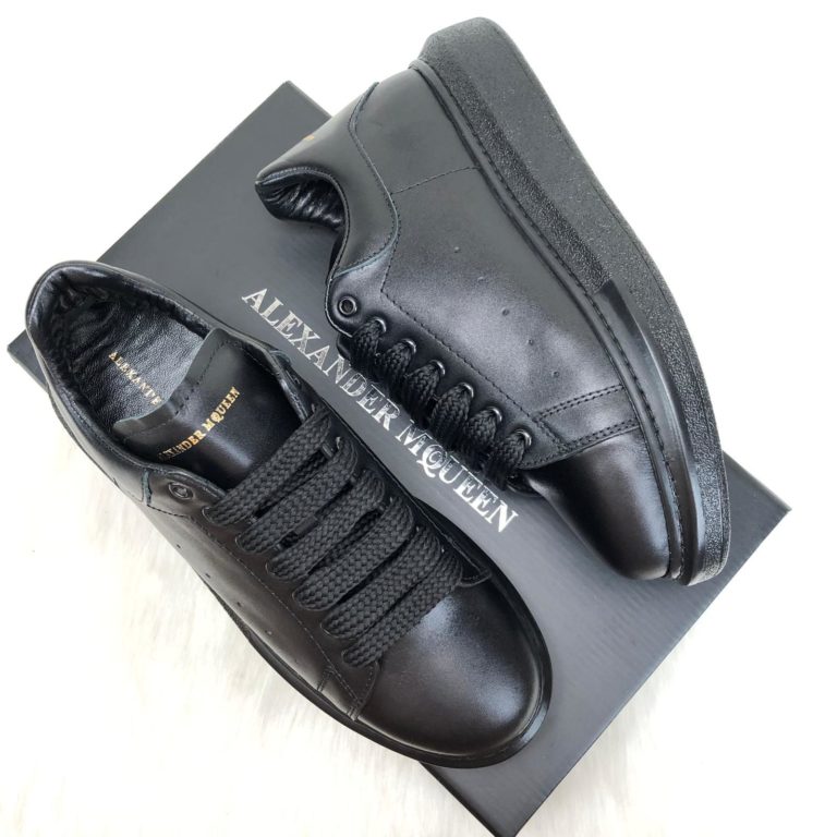 Alexander McQueen Spor Ayakkabi erkek Sneaker Arkasi siyah