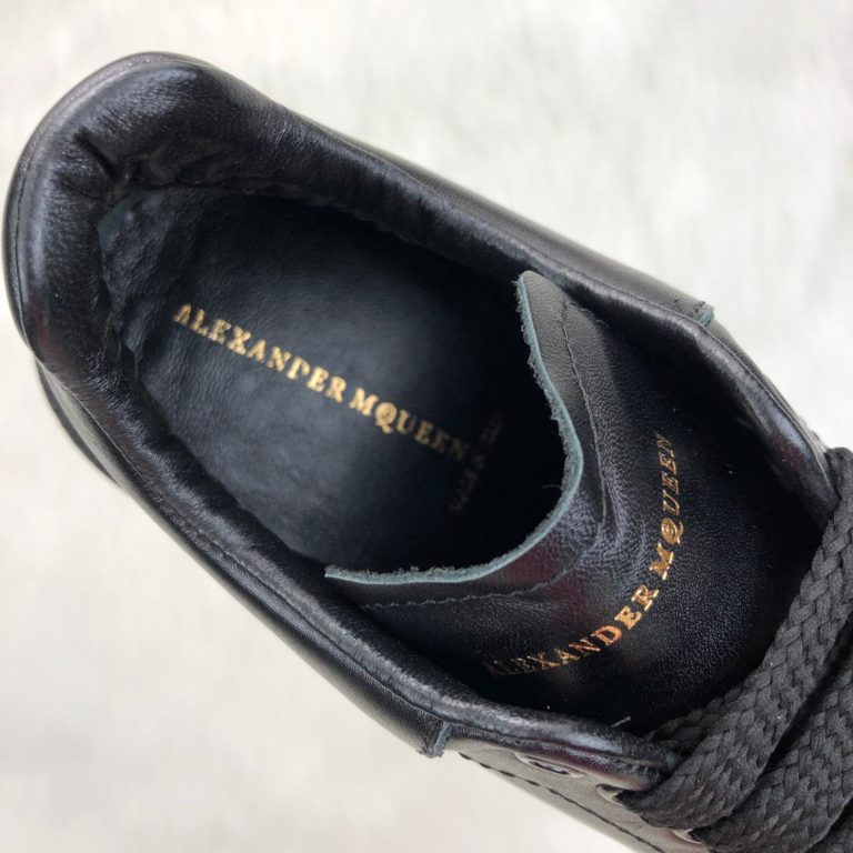 Alexander McQueen Spor Ayakkabi erkek Sneaker Arkasi siyah