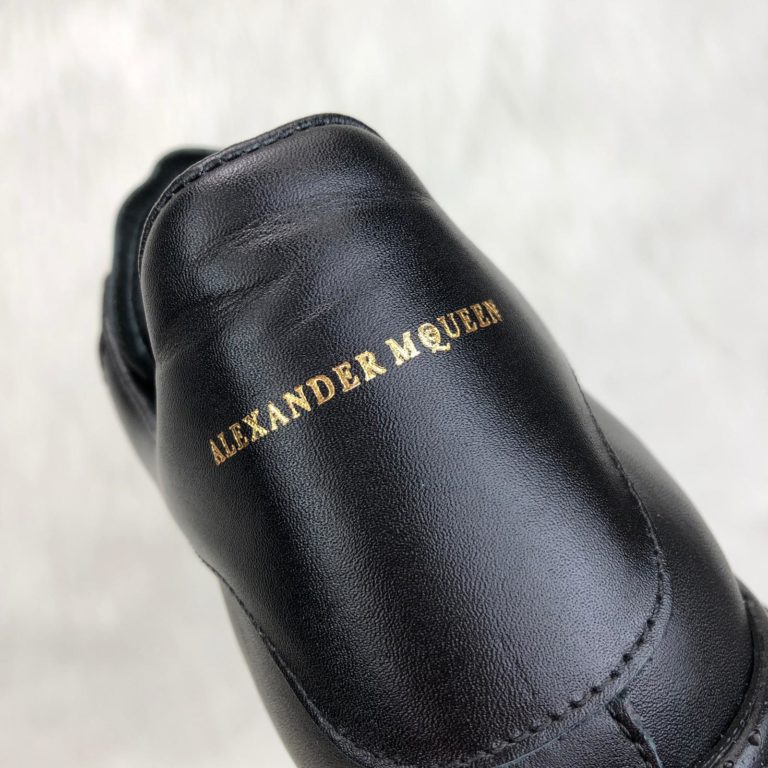 Alexander McQueen Spor Ayakkabi erkek Sneaker Arkasi siyah