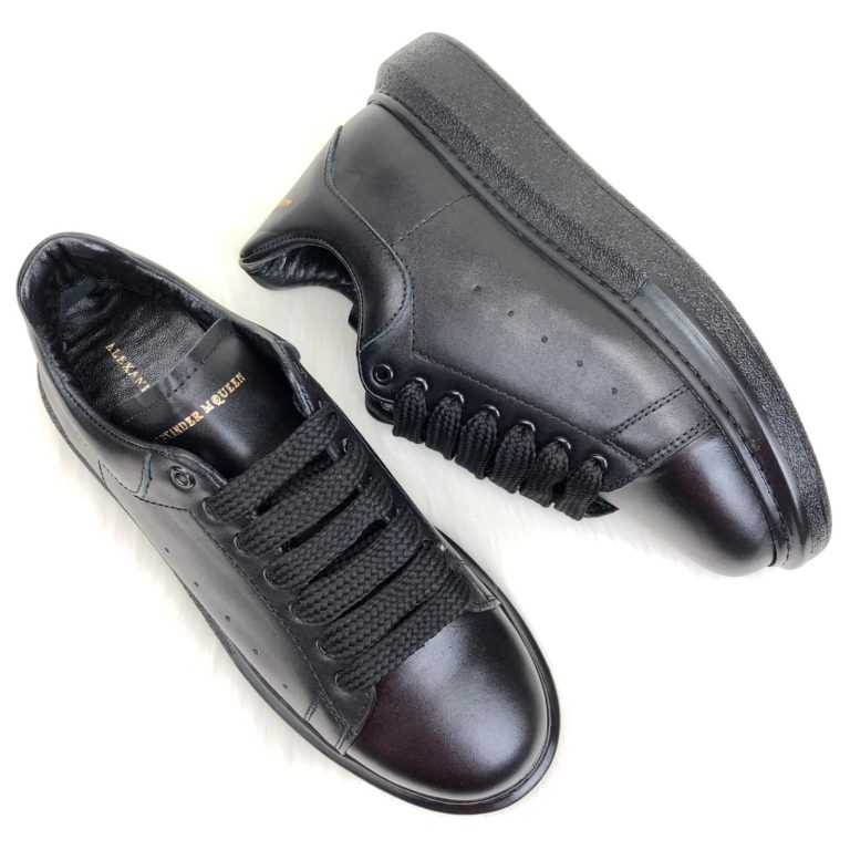 Alexander McQueen Spor Ayakkabi erkek Sneaker Arkasi siyah