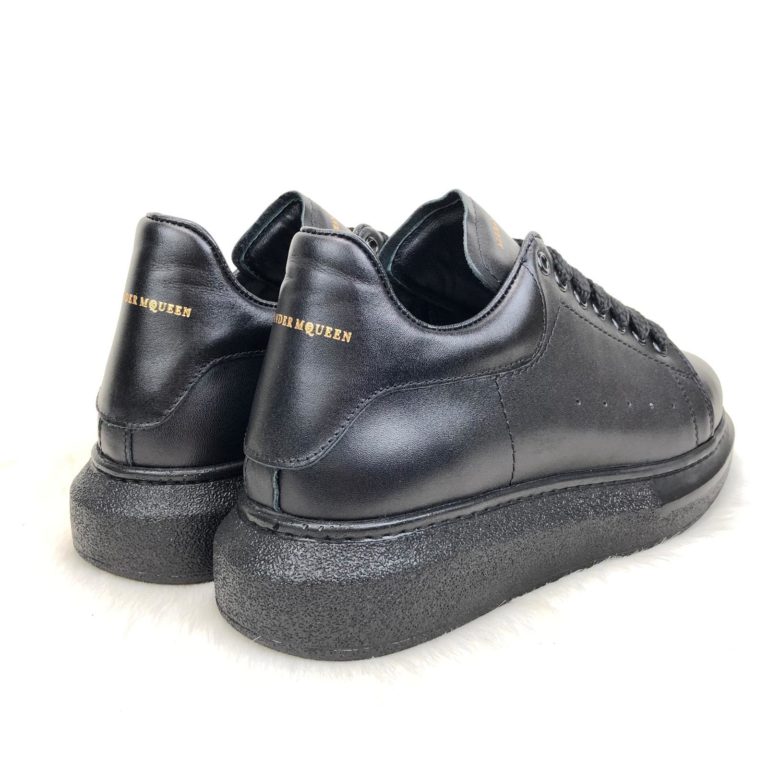 Alexander McQueen Spor Ayakkabi erkek Sneaker Arkasi siyah