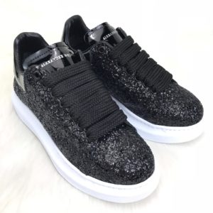 Alexander McQueen Spor Ayakkabi sneaker pul payetli siyah