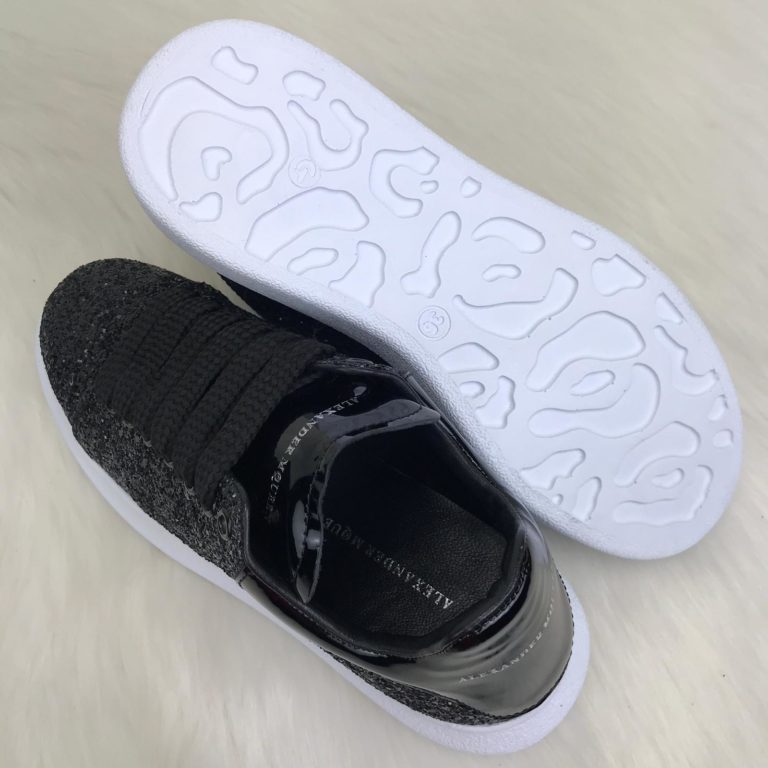 Alexander McQueen Spor Ayakkabi sneaker pul payetli siyah