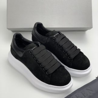 Alexander McQueen Spor Ayakkabi suet Sneaker siyah