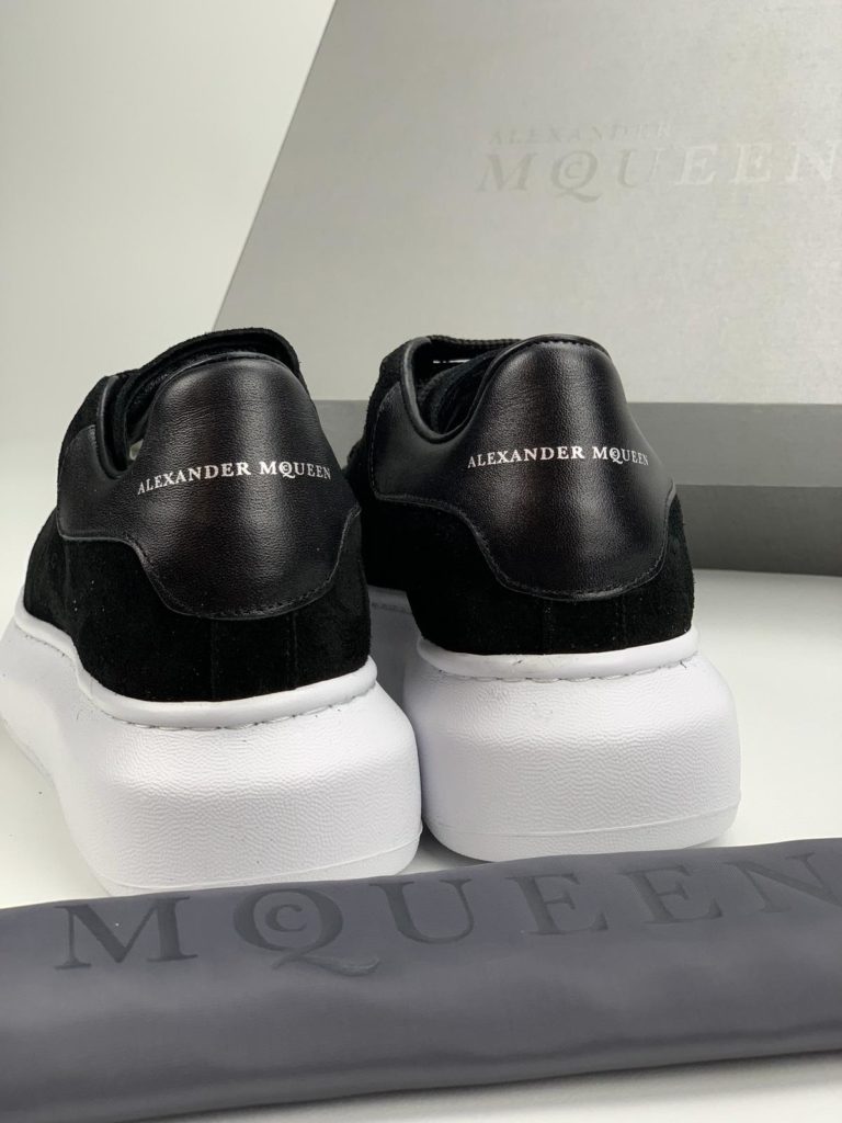 Alexander McQueen Spor Ayakkabi suet Sneaker siyah