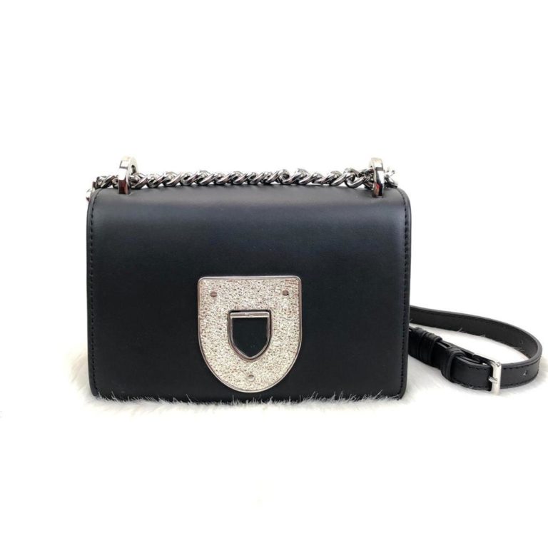 Christian Dior canta Diorama Club  siyah silver 18x12