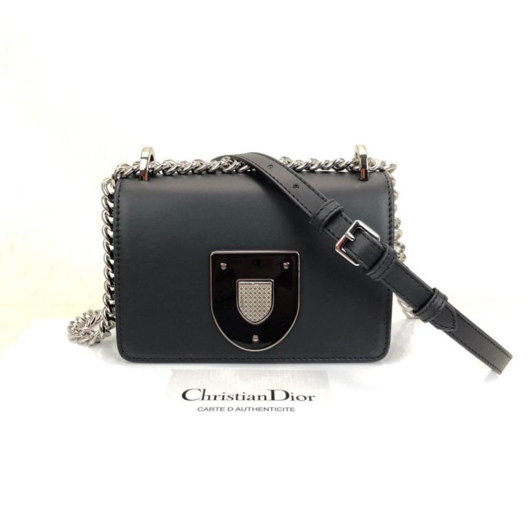 Christian Dior canta Diorama Club siyah 18x12