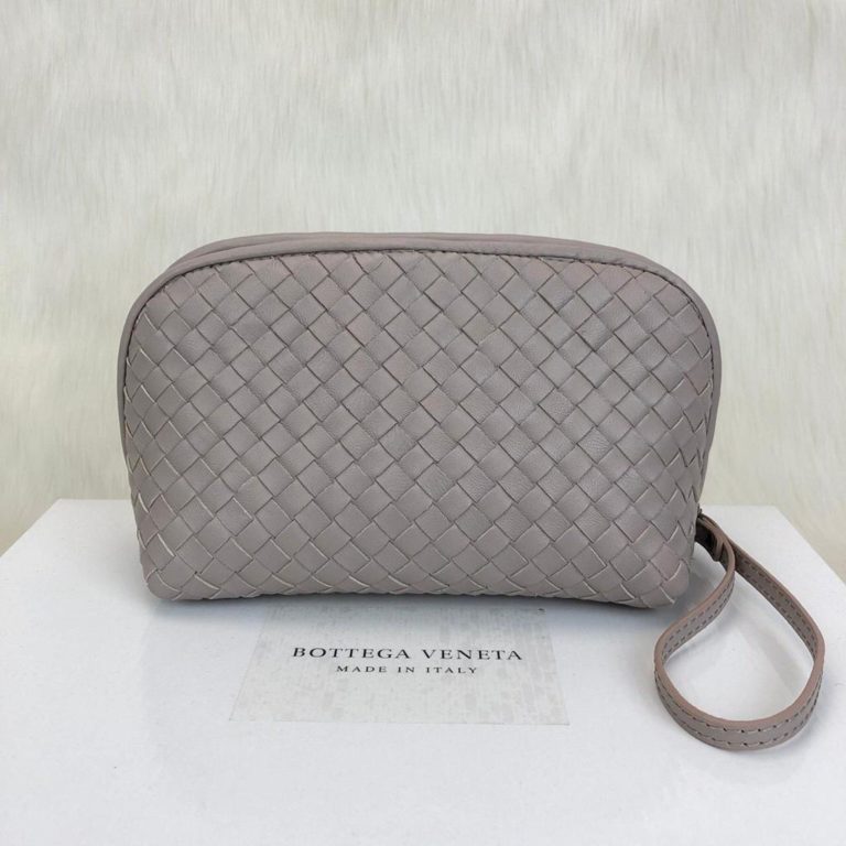 bottega veneta canta intrecciato portfoy gri 20x15