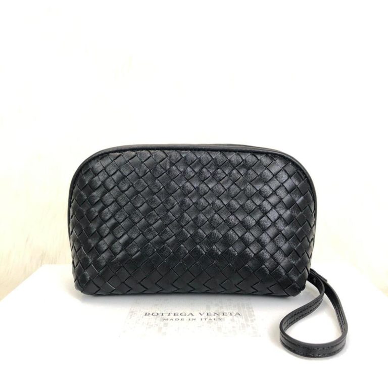 bottega veneta canta intrecciato portfoy siyah 20x15