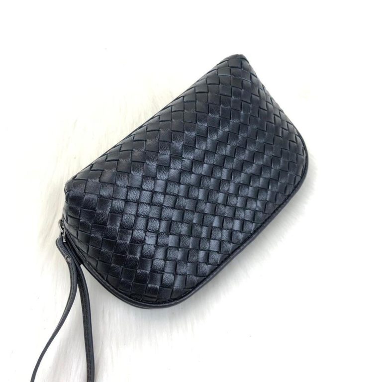 Christian Dior canta intrecciato portfoy siyah 20x15