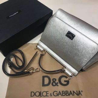 Dolce Gabbana suni deri canta askili buyuk boy gold 30x25