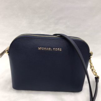 Michael kors canta suni deri cindy capraz askili fermuar lacivert 23x18