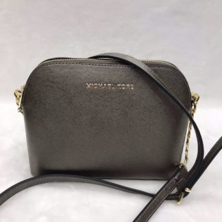 Michael kors canta suni deri cindy capraz askili fermuar silver 23x18