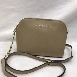 Michael kors canta suni deri cindy capraz askili fermuar vizon 23x18
