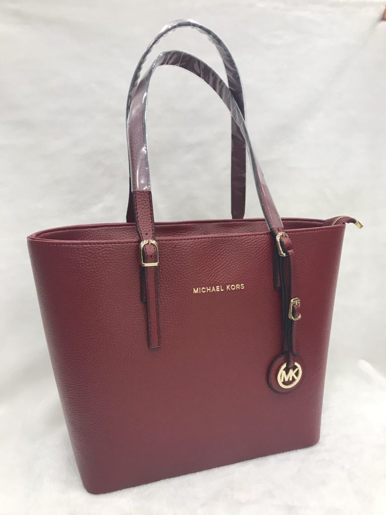 Michael kors canta suni deri omuz buyuk boy ici bolmeli bordo