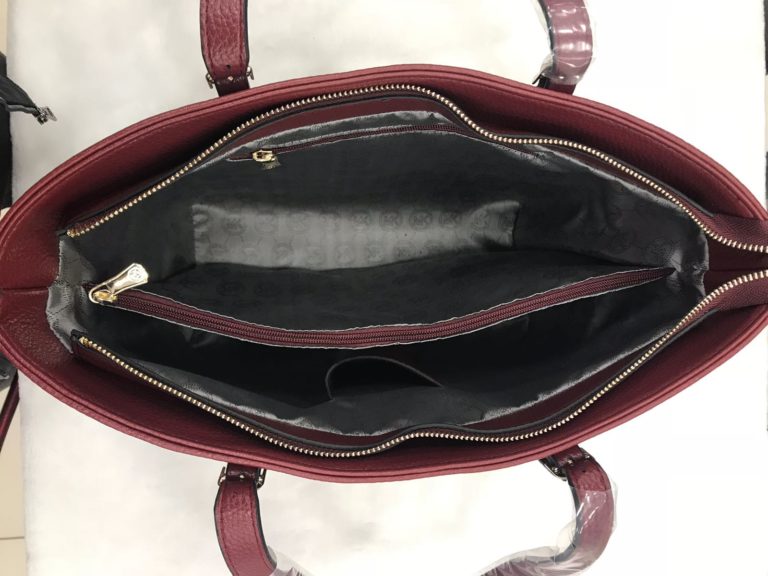 Michael kors canta suni deri omuz buyuk boy ici bolmeli bordo