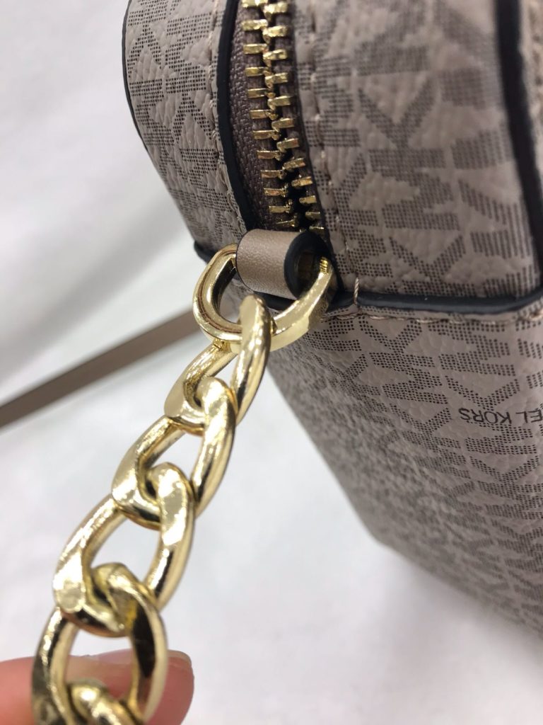 Michael kors canta suni deri postaci capraz askili baskili gri