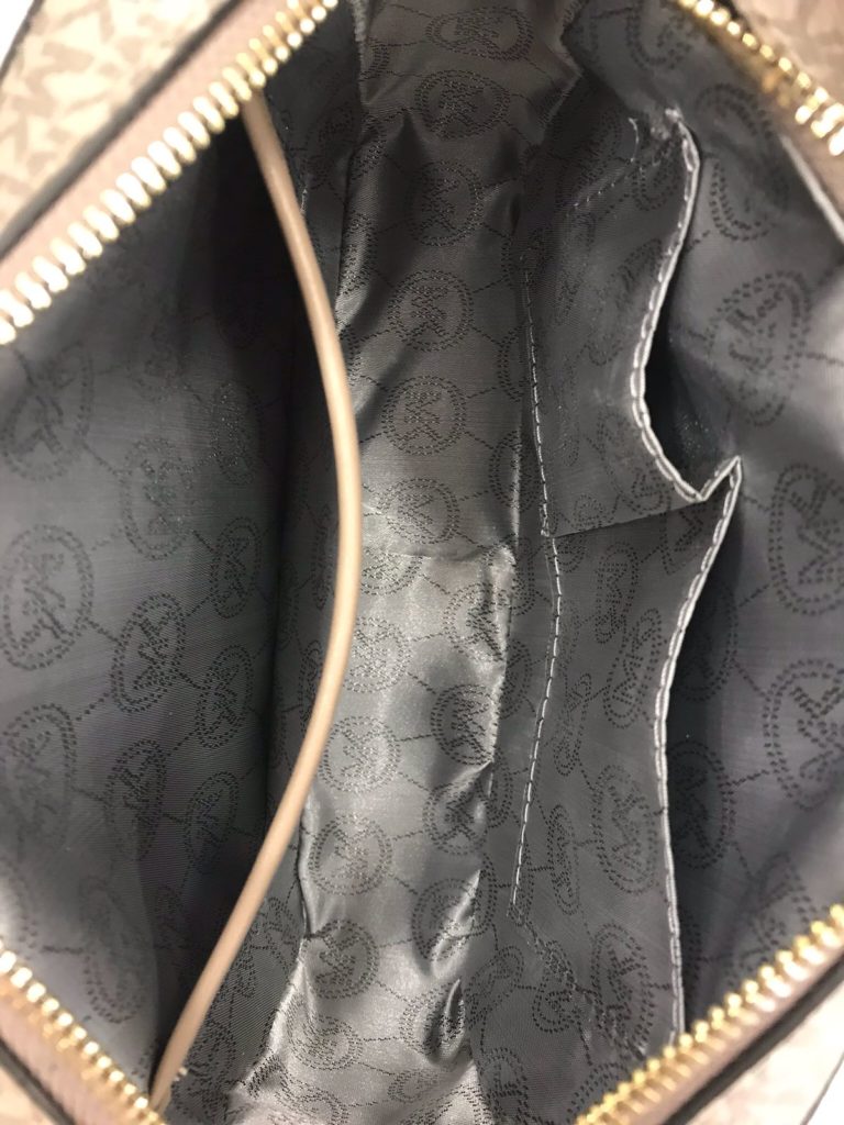 Michael kors canta suni deri postaci capraz askili baskili pudra pembe