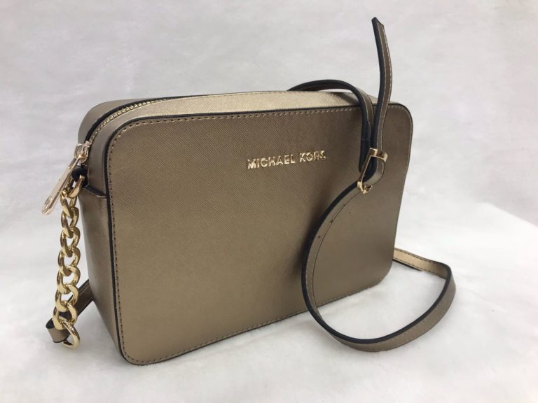 Michael kors canta suni deri postaci capraz askili gold