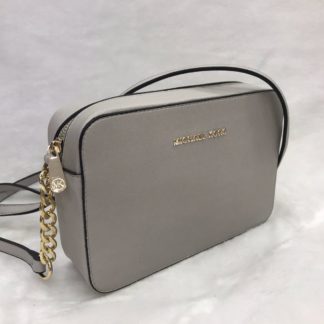 Michael kors canta suni deri postaci capraz askili gri