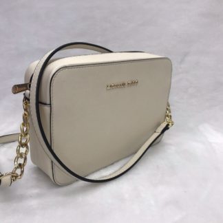 Michael kors canta suni deri postaci capraz askili krem