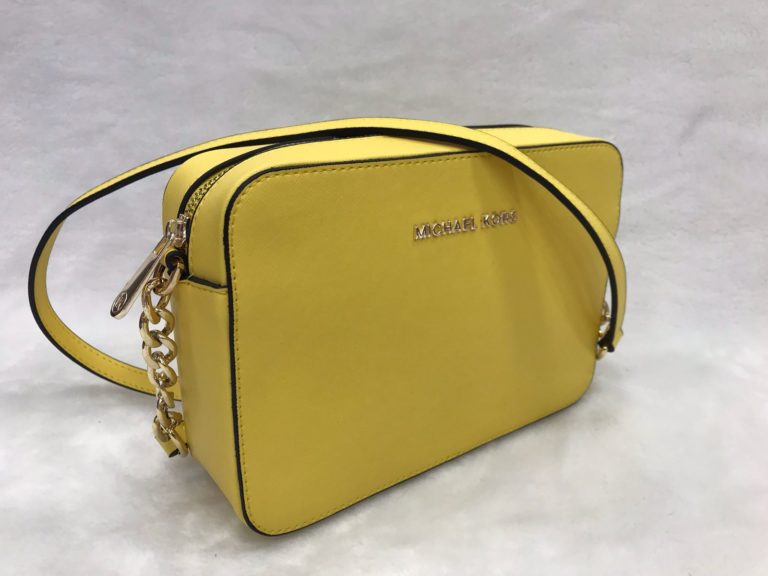 Michael kors canta suni deri postaci capraz askili sari