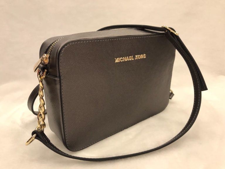 Michael kors canta suni deri postaci capraz askili silver