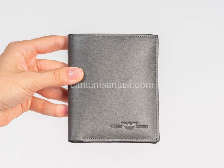 armani cuzdan giorgio gri