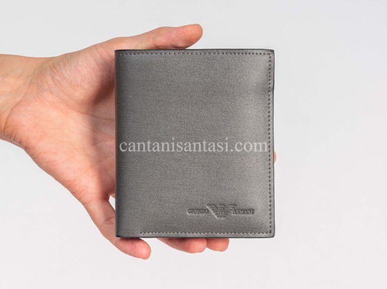 armani cuzdan giorgio gri