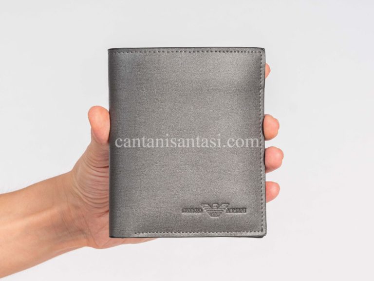 armani cuzdan giorgio gri