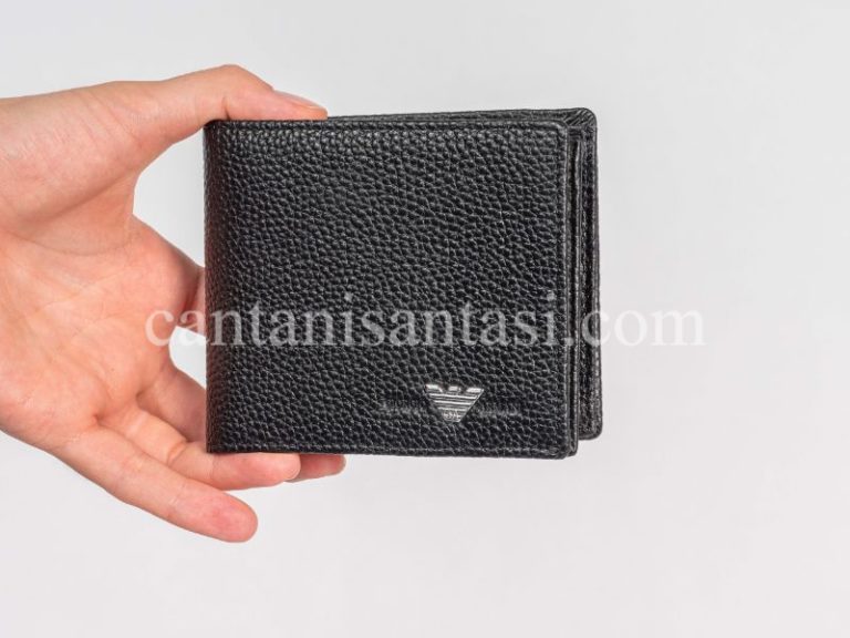 armani cuzdan giorgio siyah
