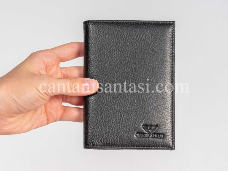 armani pasaportluk giorgio siyah unisex