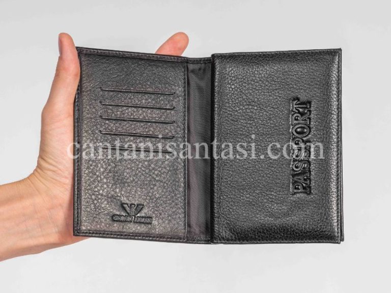 armani pasaportluk giorgio siyah unisex