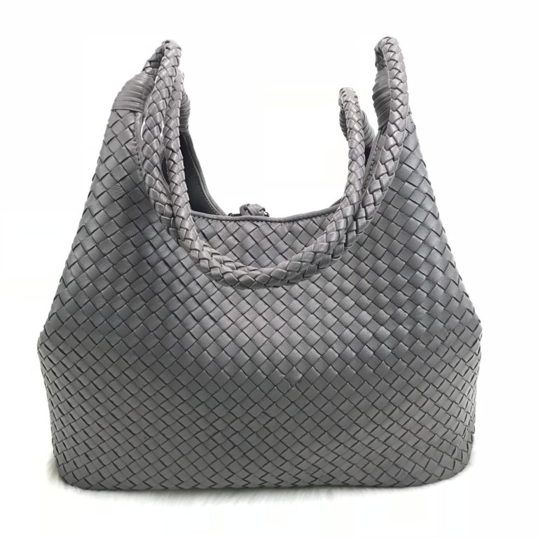 bottega veneta canta intrecciato tote fume 35x26