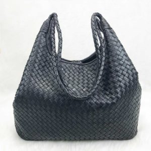 bottega veneta canta intrecciato tote siyah 35x26