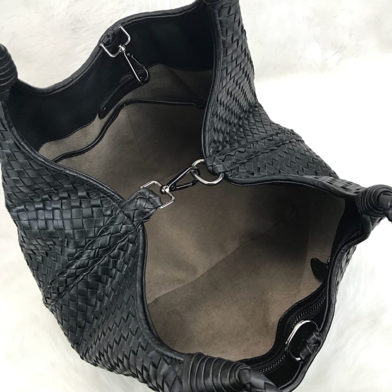 bottega veneta canta intrecciato tote siyah 35x26