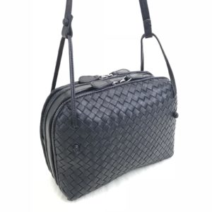 bottega veneta canta nodini double capraz askili siyah 26x22