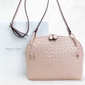 bottega veneta canta pembe postaci Nodini 24x20
