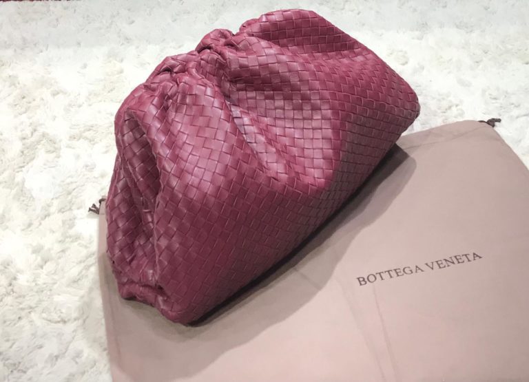 bottega veneta canta pouch bordo orgulu 35x20