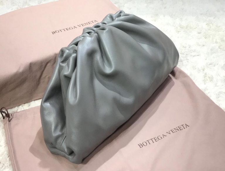 bottega veneta canta pouch duz gri 35x20