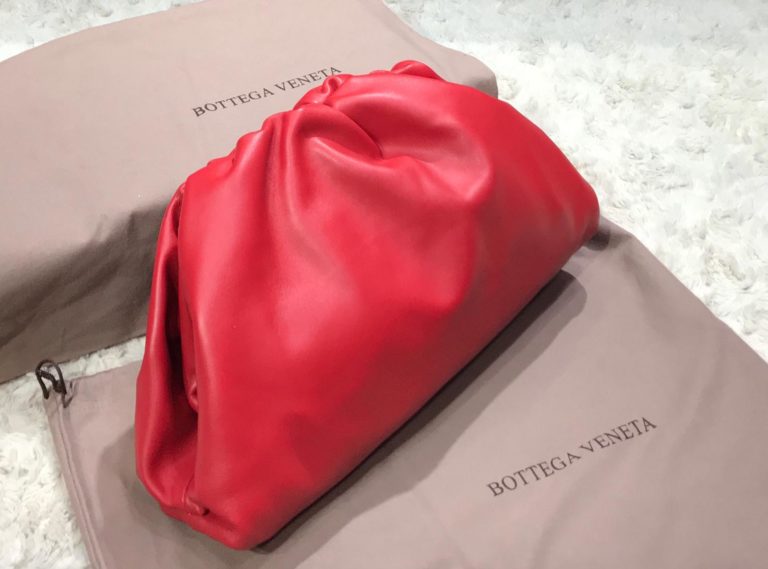 bottega veneta canta pouch duz kirmizi 35x20