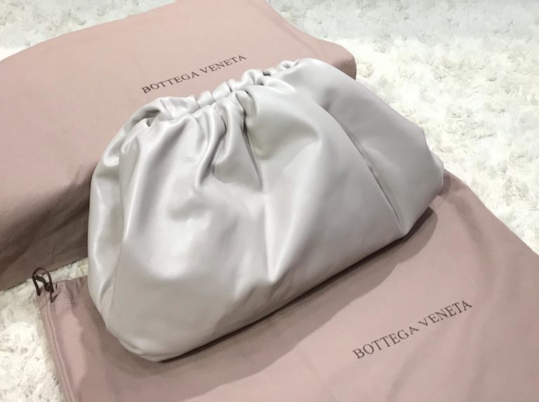 bottega veneta canta pouch duz krem 35x20