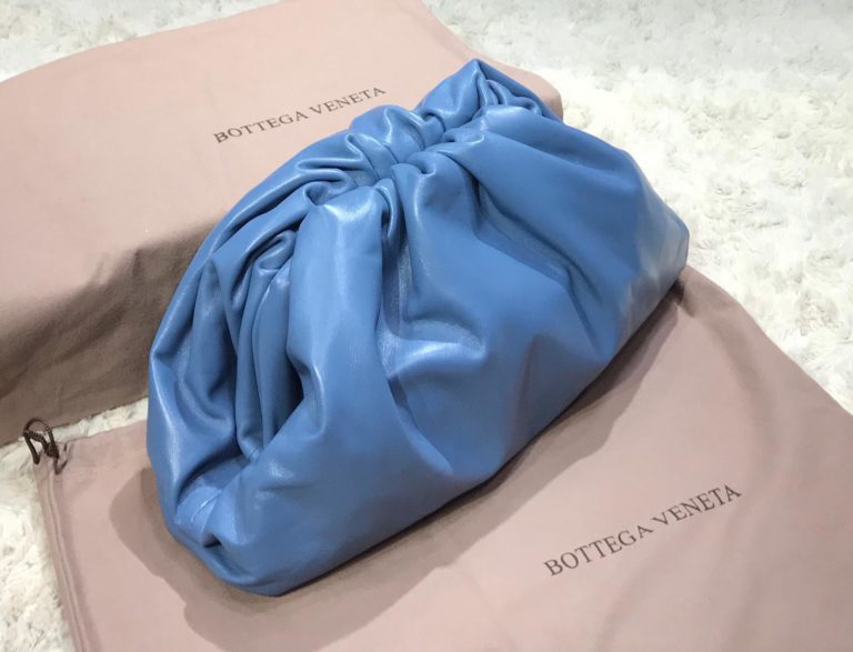 bottega veneta canta pouch duz mavi 35x20