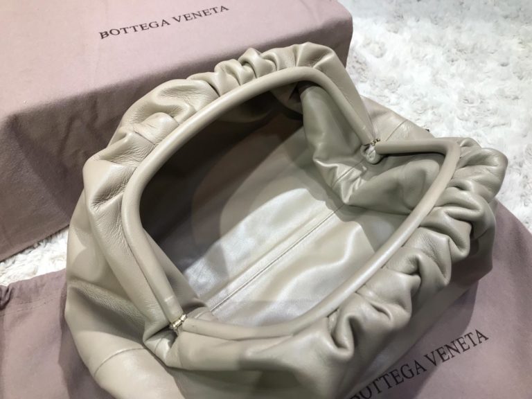 bottega veneta canta pouch duz vizon 35x20