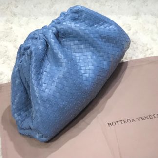 bottega veneta canta pouch mavi orgulu 35x20
