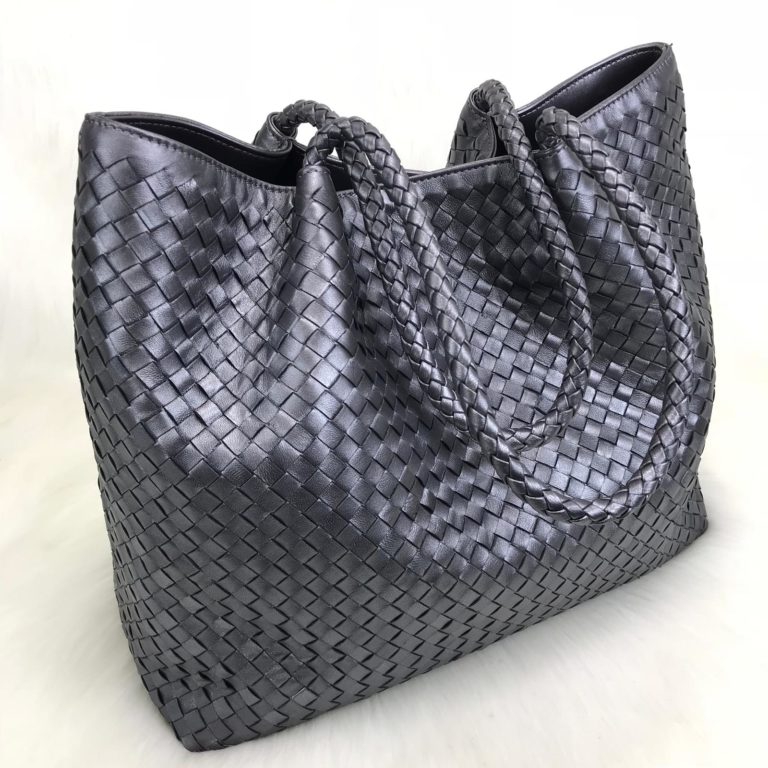 bottega veneta canta tote lame renk 40x35