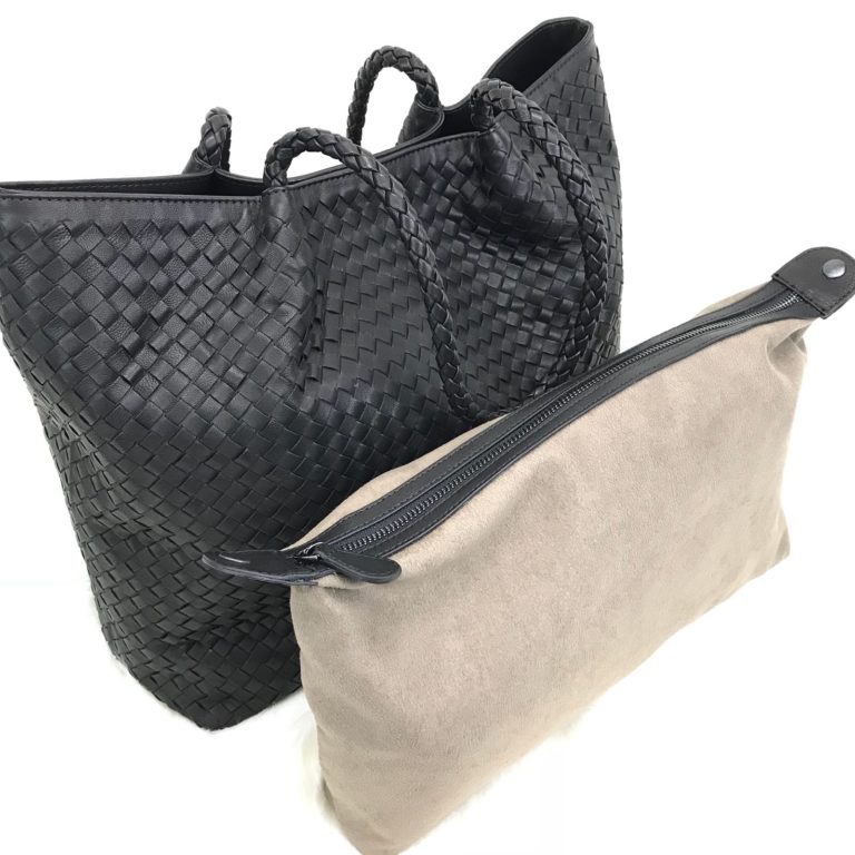 bottega veneta canta tote siyah 40x35